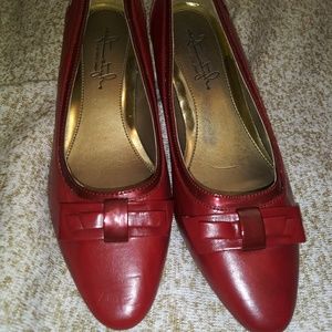 Soft Style by Hush Puppies Red heels